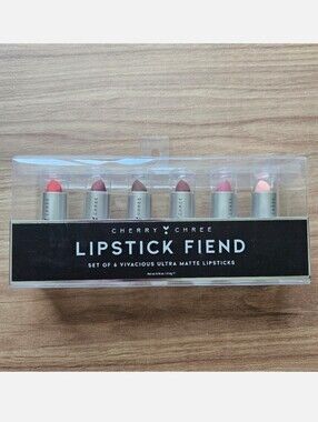 Cherry Chree Lipstick Fiend Matte Lipsticks Set of 6